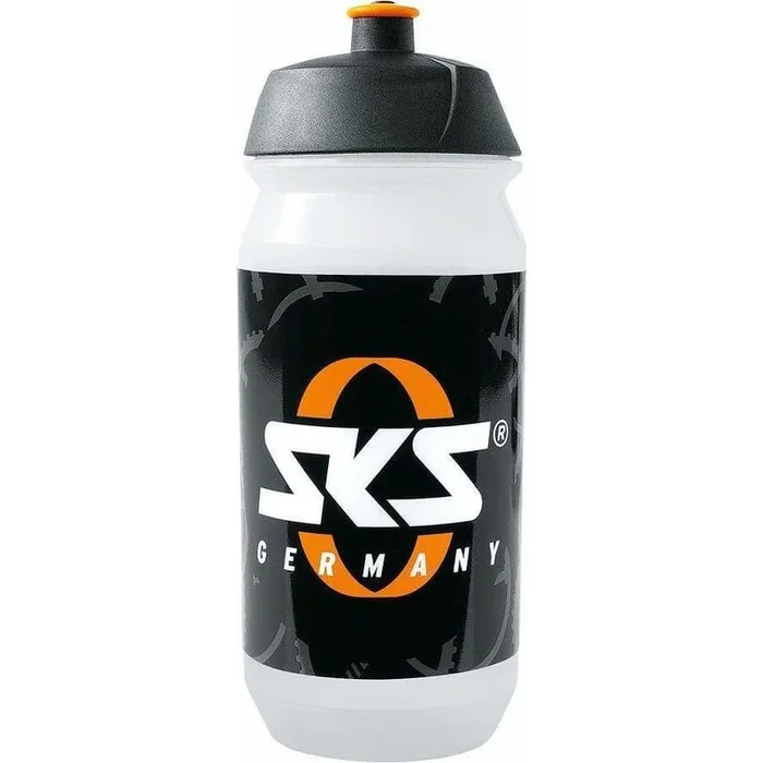 Water Bottle – Logo Clear/Black 16oz