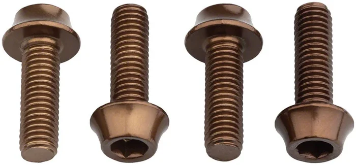 Water Bottle Cage Bolts – Set/4 Aluminum Espresso