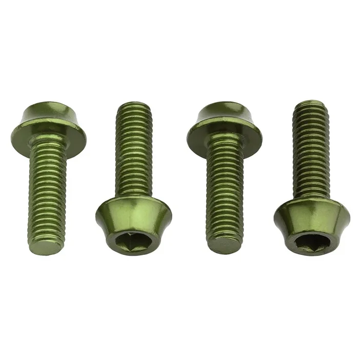 Water Bottle Cage Bolts – Set/4 Aluminum Olive