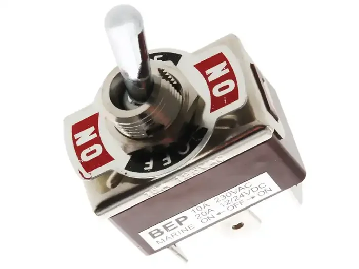 Waterproof Series Accessory – On/Off/On DPdt – 12V 20A Toggle Switch