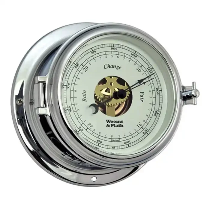 Weems & Plath Chrome Endurance II 115 Open Dial Barometer