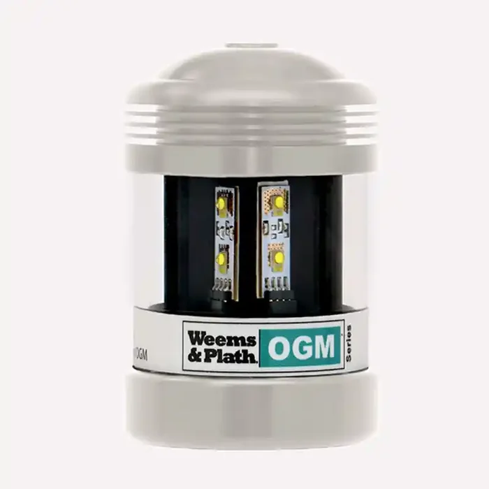 Weems & Plath Q Steaming/Anchor Deluxe LED Navigation Light White Housing