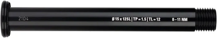 WHISKY No.9 Thru Bolt – 15mm 125mm P1.5 TL12 Black
