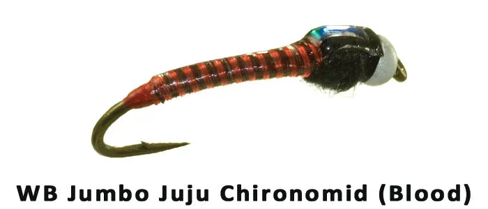 White Bead Chironomid (Blood) #16