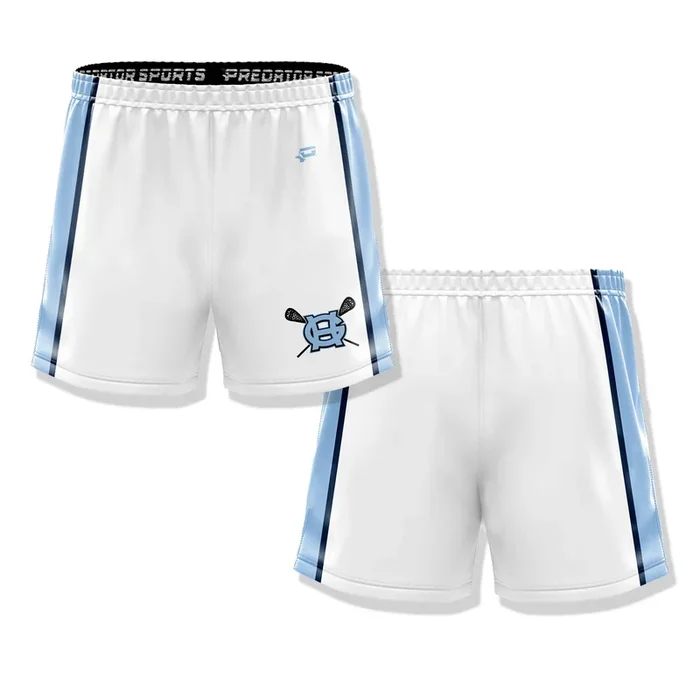 White Game Day Shorts