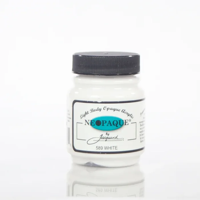 White Jacquard Neopaque Acrylic Paint