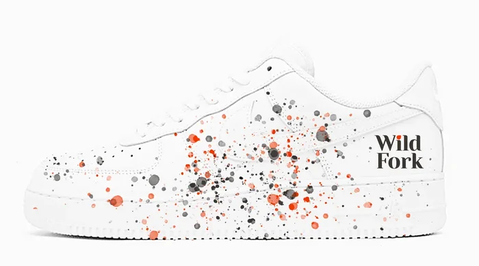 White Nike Af1 Low – Custom Order – 11 Mens – Full Invoice