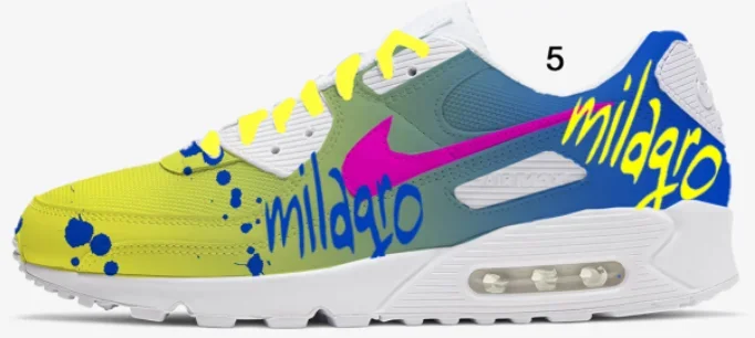 White Nike AM90 – 8 pairs – Custom Order – Invoice 2