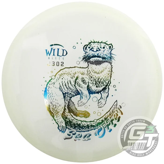 Wild Discs Nuclear Glow Sea Otter Putter Golf Disc