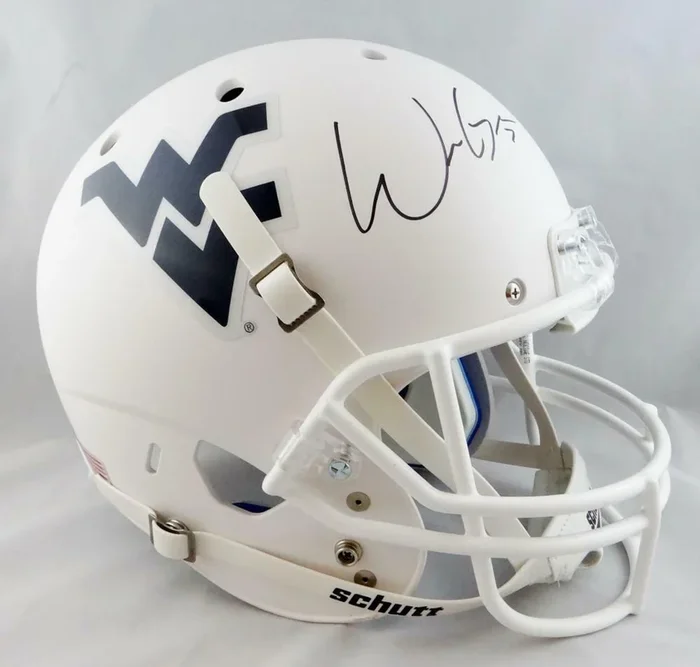 Will Grier Signed West Virginia Full Size White Schutt Helmet – JSA W Auth