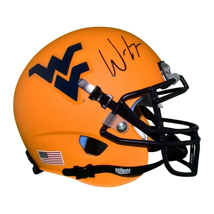 Will Grier Signed West Virginia Mini Football Helmet (JSA)