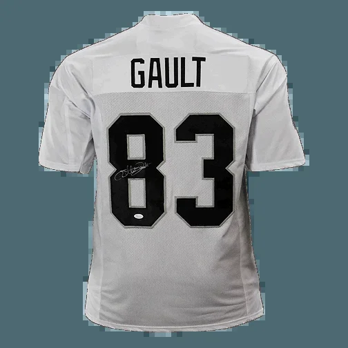 Willie Gault Signed Pro Edition White Football Jersey (JSA)