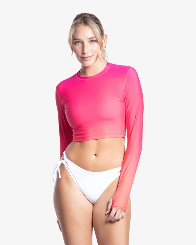 WOMEN’S CROP TOP EVERYDAY – BLOQUV x JANTZEN – CLEARANCE (4015JC)