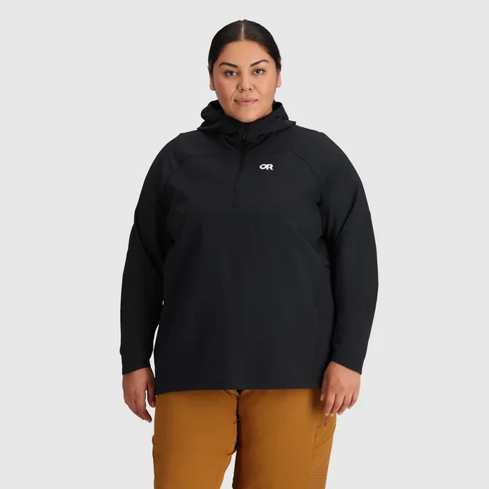 Women’s Freewheel MTB Half Zip Hoodie – Plus