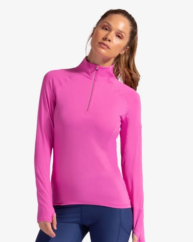 WOMEN’S MOCK ZIP TOP (3001)