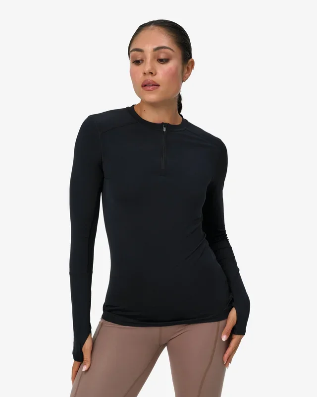 WOMEN’S PERFORMANCE QUARTER ZIP CREW (3008)