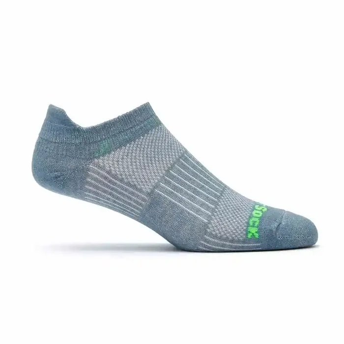 Wrightsock Coolmesh II Tab Socks Steel/Grey M
