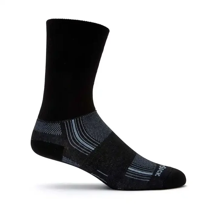 Wrightsock Stride Crew Socks Black S