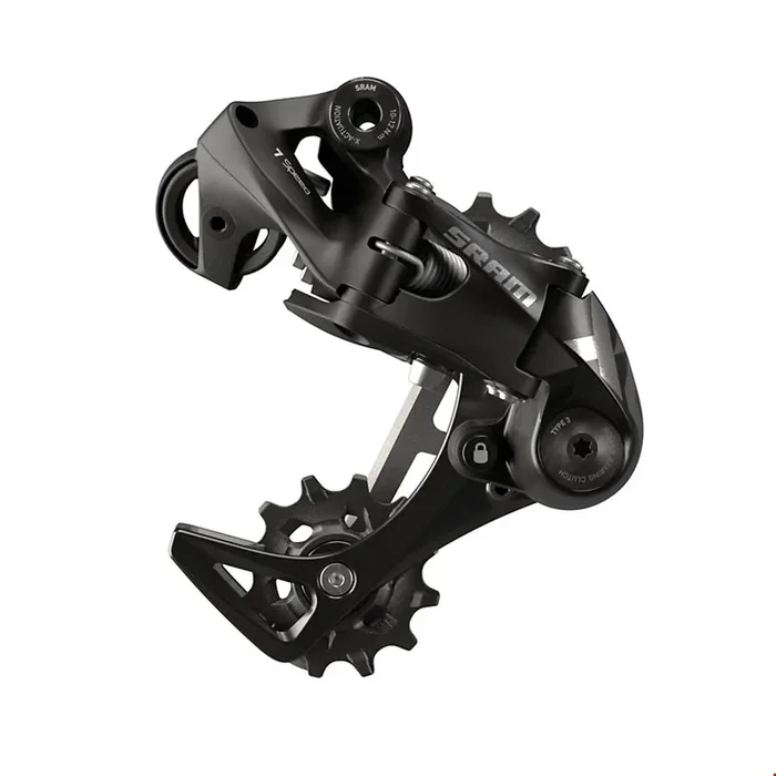 X01 DH Rear Derailleur – 7-Speed Short Cage Black with Clutch A3