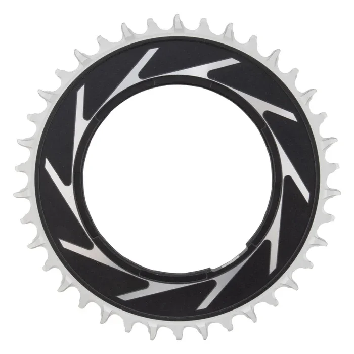 XX SL Eagle T-Type Thread Mount Chainring – 38t 12-Speed Thread Mount For XX SL PM Spider 0mm Offset Aluminum BLK/Silver