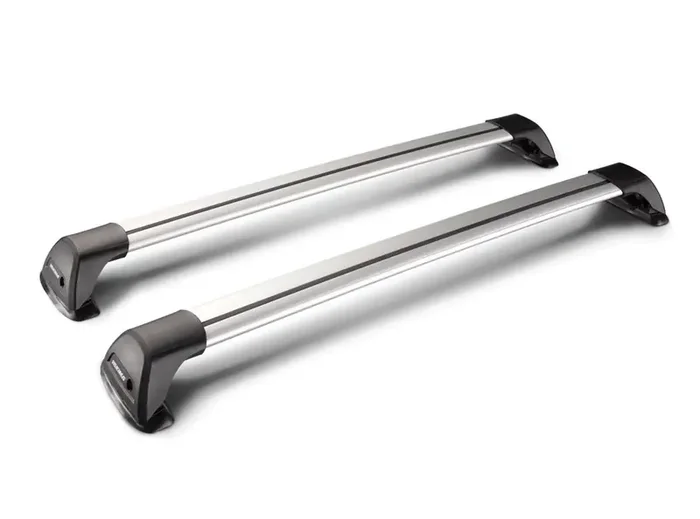 Yakima FlushBar Roof Rack Crossbar Pair Silver