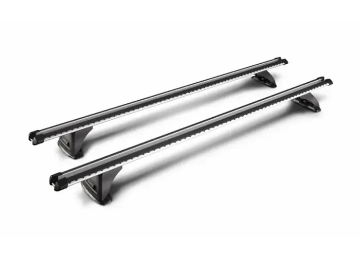 Yakima HD Roof Rack Crossbar Pair Silver 137cm
