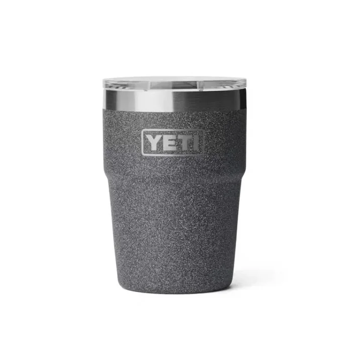 YETI RAMBLER 16 OZ STACKABLE CUP | Black Stone