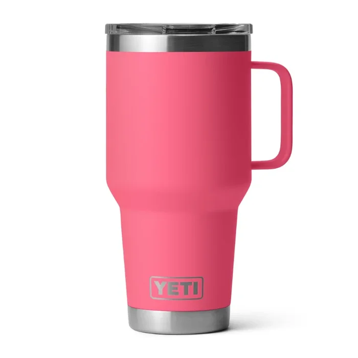 YETI RAMBLER 30 OZ TRAVEL MUG | Tropical Pink