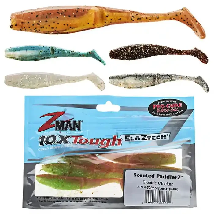 Z-Man PaddlerZ Scented Soft Bait 10cm