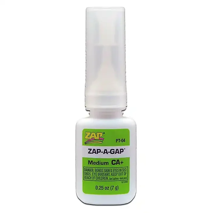 ZAP-A-GAP CA Plus Medium Viscosity Fly Tying Adhesive Glue 1/4oz