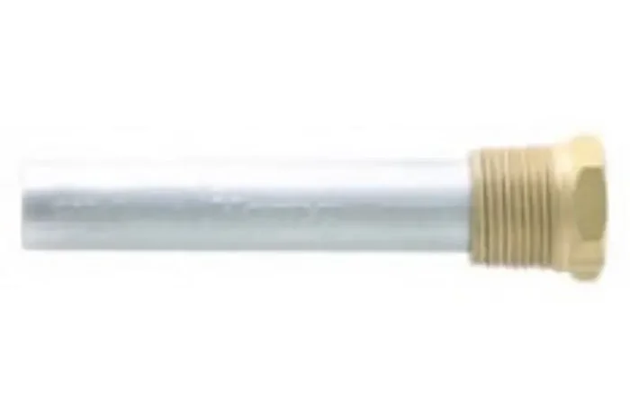 Zinc Engine Pencil Anode with Brass Plug 45mm