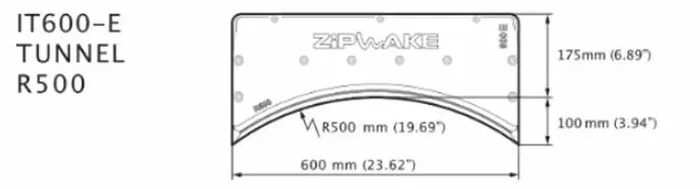Zipwake IT600-E Tunnel Interceptor R500