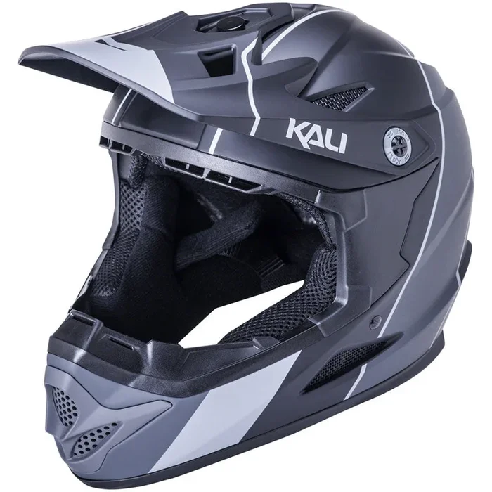 Zoka Stripe Full-Face Mountain Bike Helmet – Gray